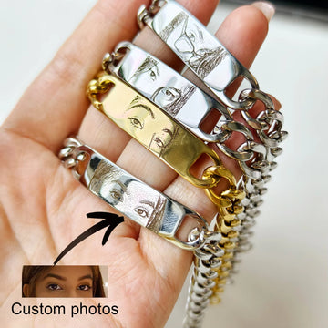 Personalized Eye Bracelet Drawing Bracelet Personalized Photo Bracelet