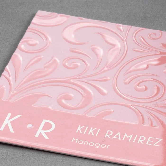 Custom Logo UV Printing Business Card | Luxury Embossed Relief Design, Eco-Friendly Personalized Business & Thank You Card