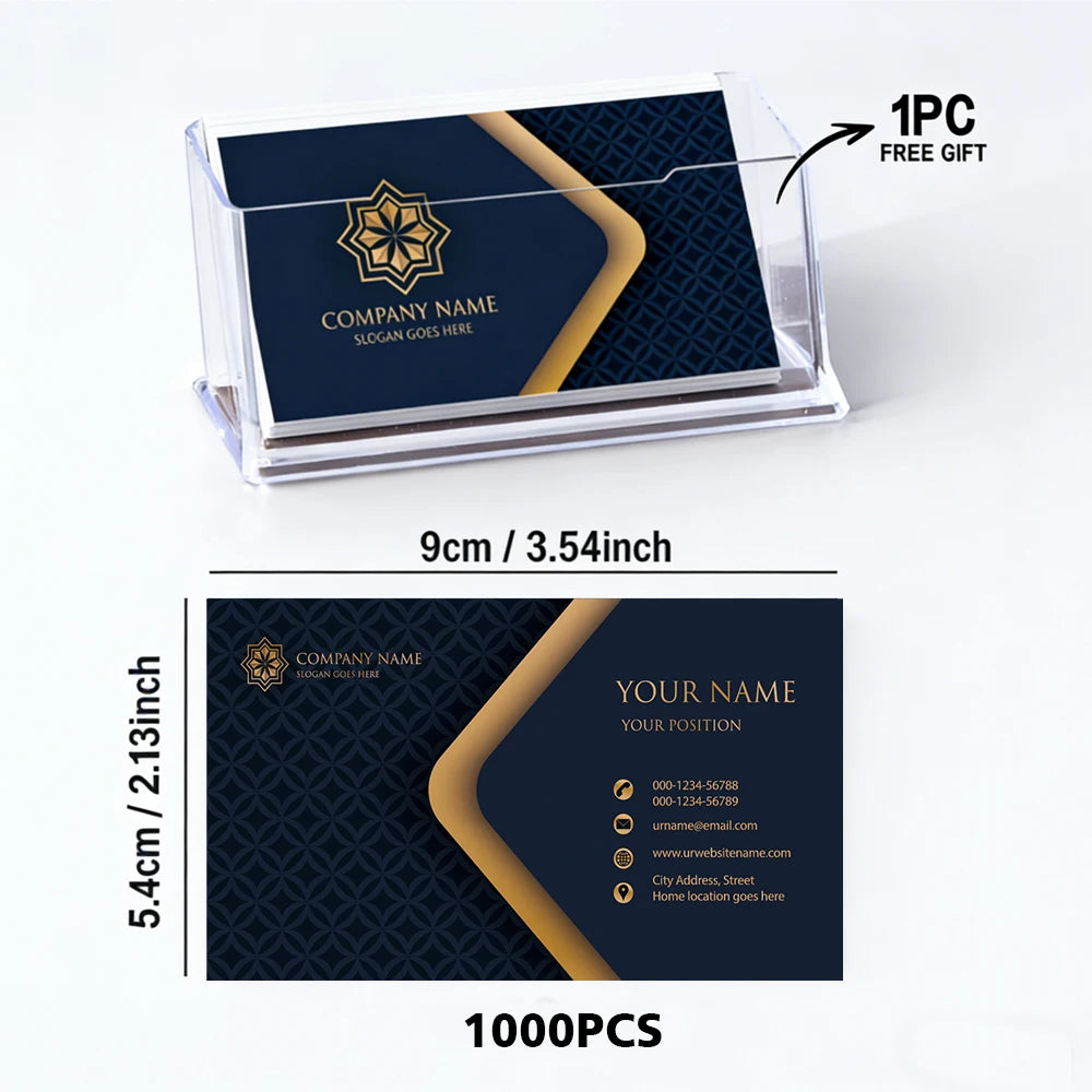 200pcs, Custom Business Cards/Cards, Business Cards, Desktop Business Cards, Thank You Cards, Business Cards, Waterproof Surface