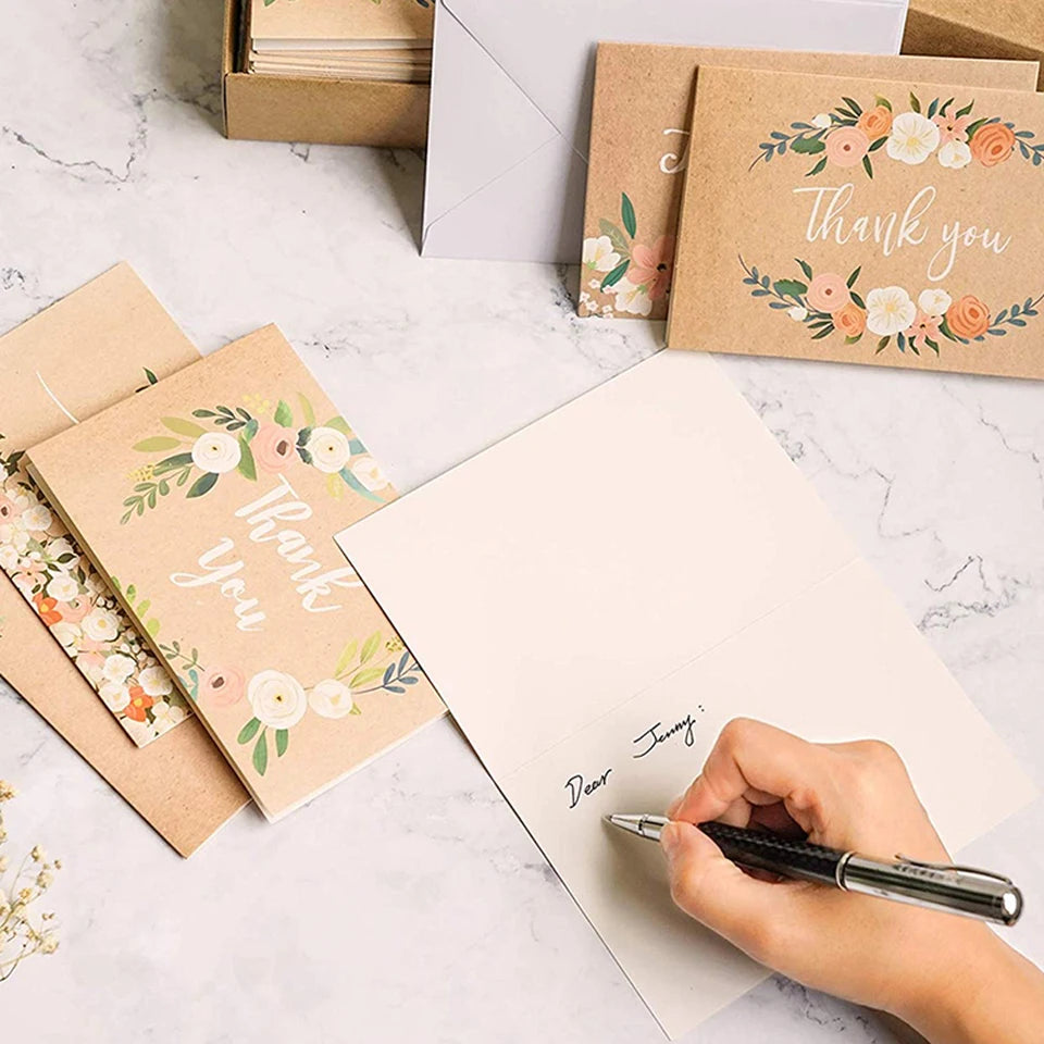 100pcs Custom Business Card Double Side Print Wedding Party Greeting Cards 300gsm Personalize Own Logo For Envelope Letters