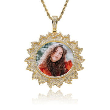 Custom Iced Out Photo Pendant