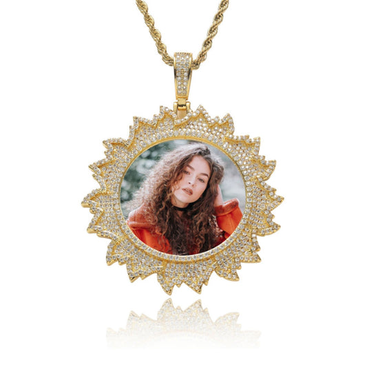Custom Iced Out Photo Pendant