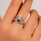 Crystal Crown Photo Custom Image Ring with Your Picture