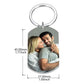 Personalised Calendar Keychain Custom Photo Name Key Chain for Couple Him Her
