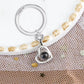 Personalized Photo Projection Keychain Custom Heart Photo Keyring Projection Keychain