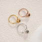 New Rose Flower Projection Ring Custom Stainless Steel Projection Ring
