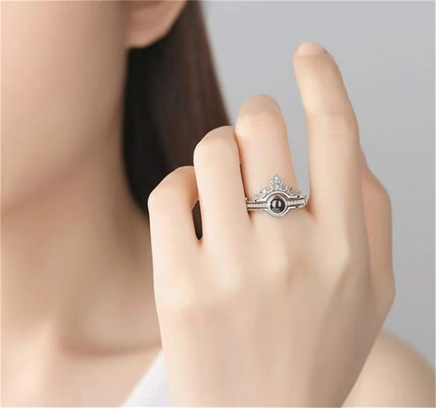 Custom Photo Ring Personalized Projection Ring