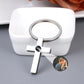 Personalized Photo Keychain Custom Photo Projection Keyring with Picture Inside