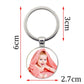 25mm handmade personalized diy photo of your baby’s custom key chain