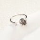 New Rose Flower Projection Ring Custom Stainless Steel Projection Ring