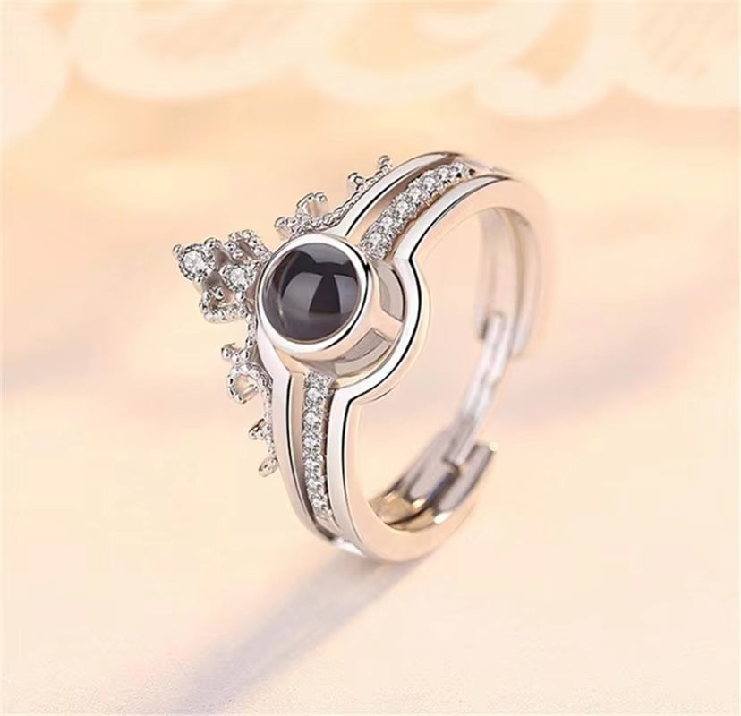 Custom Photo Ring Personalized Projection Ring
