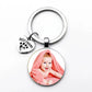 25mm handmade personalized diy photo of your baby’s custom key chain