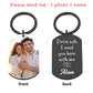 Drive Safe I Need You Here With Me Keychain Custom Photo KeyChain for Boyfriend