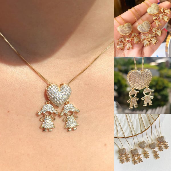 Love and my kids - Mother's Love Necklace