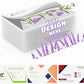 Custom frosted translucent PVC business cards, semi-clear plastic business cards, high-definition printed business cards, custom