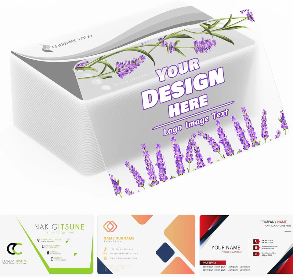 Custom frosted translucent PVC business cards, semi-clear plastic business cards, high-definition printed business cards, custom