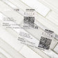 Transparent QR Code Business Card, Clear Glossy Plastic Card, Plastic Business Card