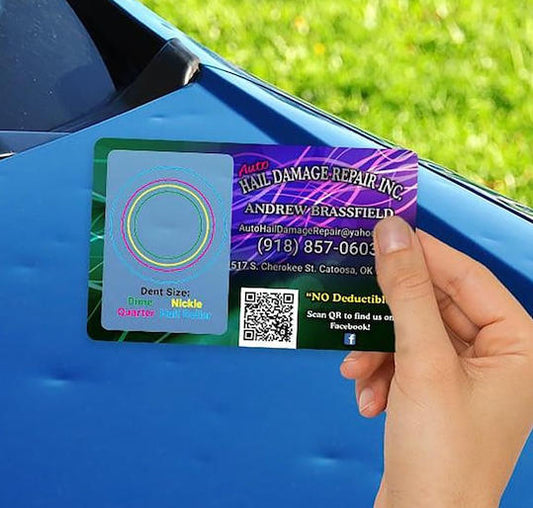 Transparent QR Code Business Card, Clear Glossy Plastic Card, Plastic Business Card