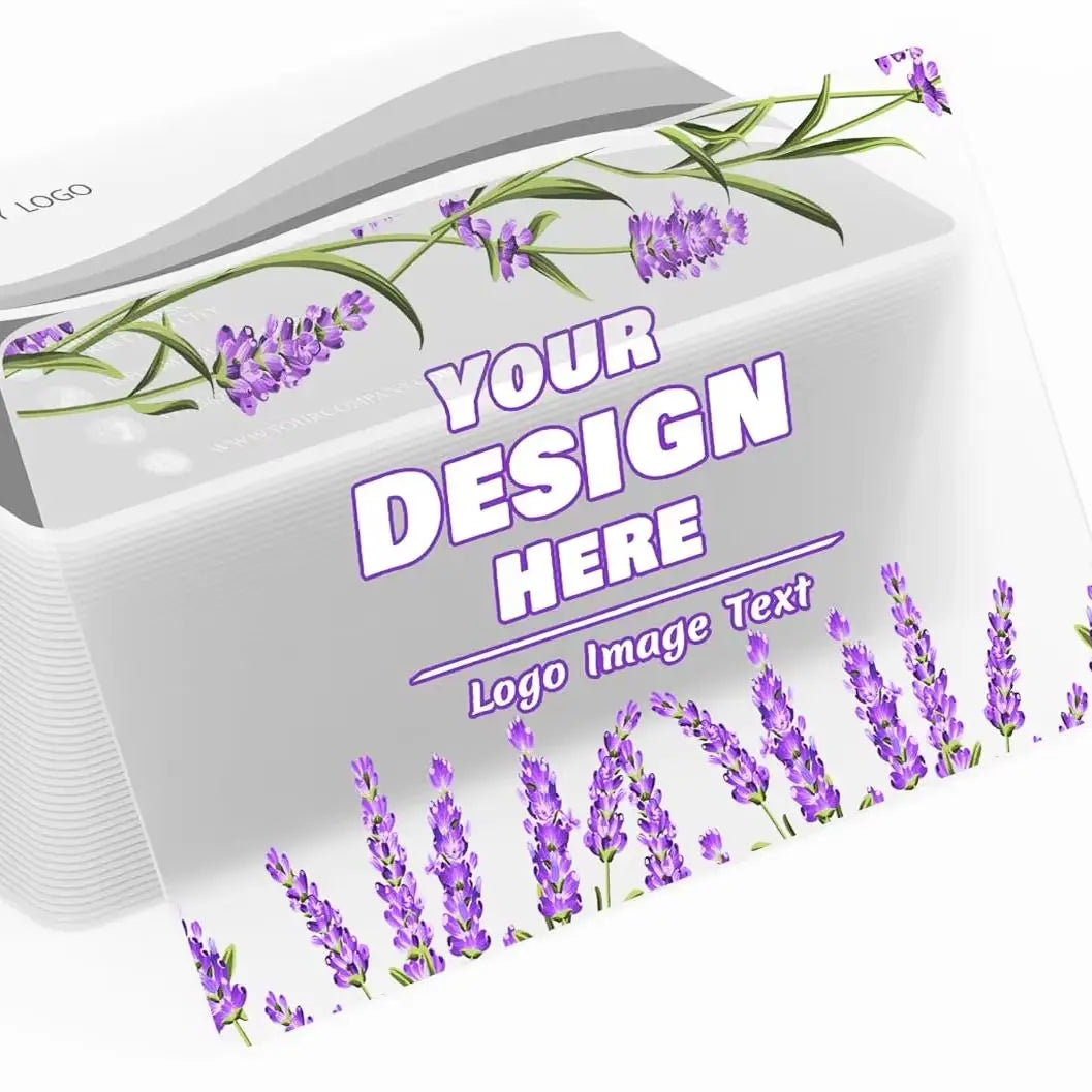 Custom frosted translucent PVC business cards, semi-clear plastic business cards, high-definition printed business cards, custom
