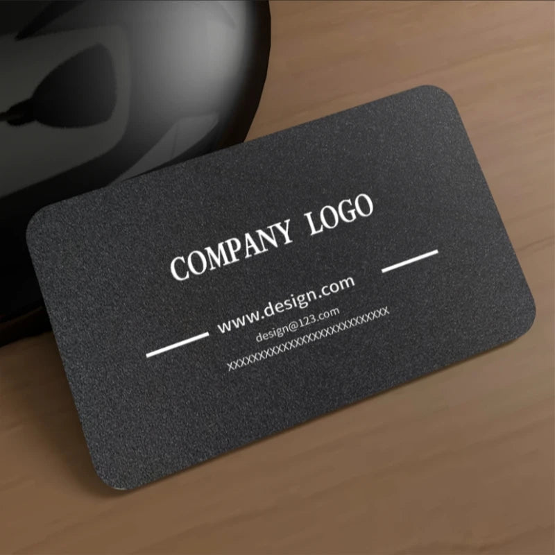 Custom Cards PVC Business Card for Business Personalized Design Waterproof Round Corners Glossy Matte Frosted PVC Business Card
