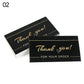 50PCS Thanks Greeting Cards Thank You Card For Supporting My Small Business Paper Seal Label Party Gift