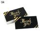 50PCS Thanks Greeting Cards Thank You Card For Supporting My Small Business Paper Seal Label Party Gift