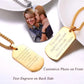 Custom Colorful Photo Necklace Stainless Steel Personalized Picture Necklace