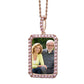 DIY Customized Photos Hiphop Necklace Birthday Photo Frame Pendant