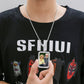 DIY Customized Photos Hiphop Necklace Birthday Photo Frame Pendant
