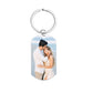 Custom Cute Girl Boy Photo Keychain Fashion Art Picture Rectangle Keychain