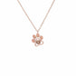 18K Gold-Plated Projection Claw Pendant Necklace with Personalized Hidden Photo/Text