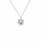 18K Gold-Plated Projection Claw Pendant Necklace with Personalized Hidden Photo/Text