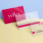 100-500PCS Custom Transparent PVC Business Card Colorful Printing Personalized LOGO Text Thank You Card Free DESIGN 0.38mm