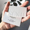 Luxury Customized Business Card with Embossed Logo - Premium Gift Card for After-Sales Wedding Invitations
