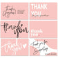 50PCS Small Business Thank You Cards Wedding Gift Card HK02 Design for Gratitude Expressions Business Stationery