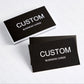 100pcs Customizable Cards, Personalized Business Cards with Acrylic Storage Box, Waterproof Thank You Invitations