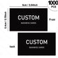 100pcs Customizable Cards, Personalized Business Cards with Acrylic Storage Box, Waterproof Thank You Invitations