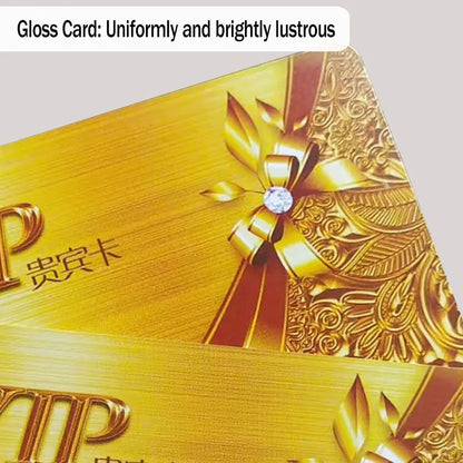 Custom PVC Business Cards Plastic Waterproof Cards Personalized Design Round Corners Glossy Matte Frosted PVC Business Cards