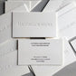 Luxury Customized Business Card with Embossed Logo - Premium Gift Card for After-Sales Wedding Invitations