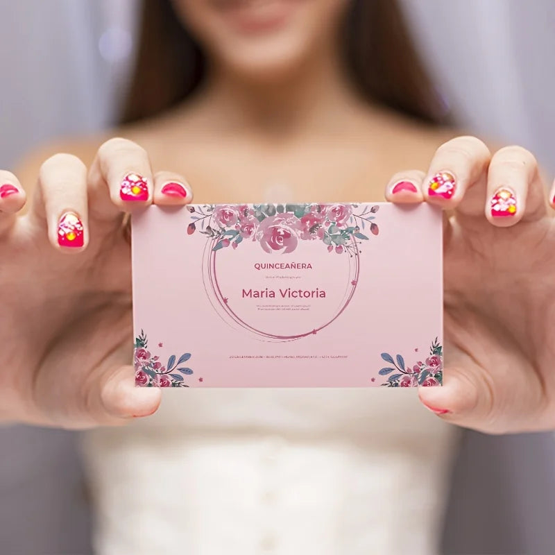 Custom Thank You Cards business card Full color double-sided printing Gift decoration card Personalized logo Wedding invitation