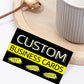 Customized business cards - Adopting the advanced matte finish, and customized thank-you cards are provided.