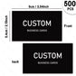 100pcs Customizable Cards, Personalized Business Cards with Acrylic Storage Box, Waterproof Thank You Invitations