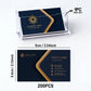 200pcs, Custom Business Cards/Cards, Business Cards, Desktop Business Cards, Thank You Cards, Business Cards, Waterproof Surface