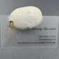 100pcs 9x5.1cm Frosted Transparent Plastic PVC Business Card with Golden Foil Hot Stamped Logo Text