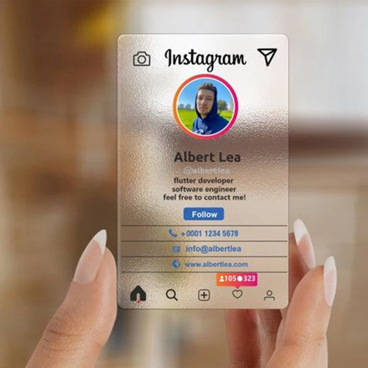 100-500PCS Custom Transparent PVC Business Card Colorful Printing Personalized LOGO Text Thank You Card Free DESIGN 0.38mm