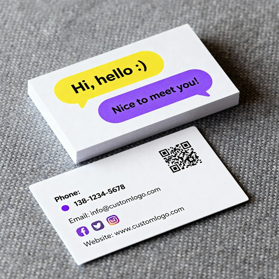 Custom Business Cards with Pictures Personalized Business Cards 50-300Pcs Thank You Cards for Wedding Invitations Postcards