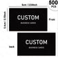 100pcs Customizable Cards, Personalized Business Cards with Acrylic Storage Box, Waterproof Thank You Invitations
