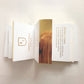 200PCS Customisable Colored Holographic Rainbow Gold Edge Business Card with Foil Logo Visiting Card in Cardboard Material