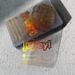 Customized luxury transparent plastic business cards, hot stamping, unique frosted PVC cards