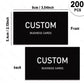 100pcs Customizable Cards, Personalized Business Cards with Acrylic Storage Box, Waterproof Thank You Invitations